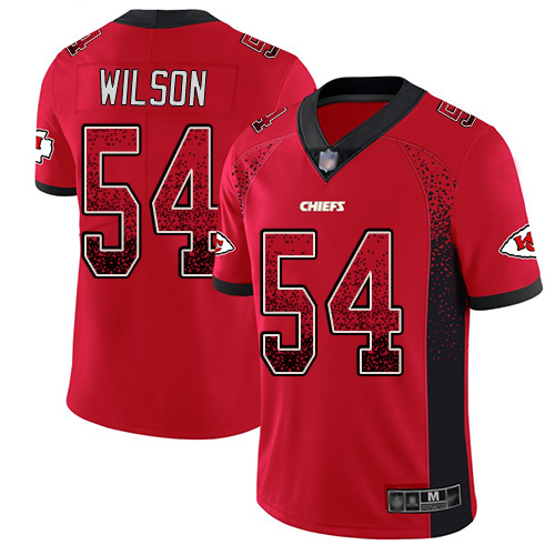 Men Kansas City Chiefs 54 Wilson Damien Limited Red Rush Drift Fashion Nike NFL Jersey